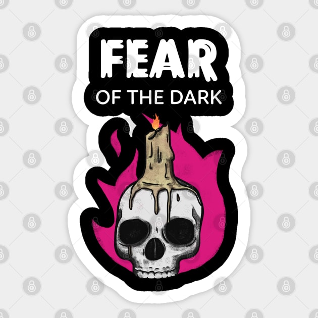 Fear of the Dark Sticker by Stylecombinator